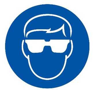 Googles or eye protection