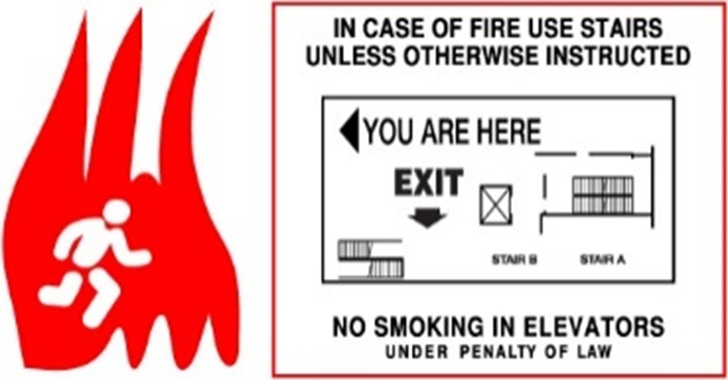 Evacuation map